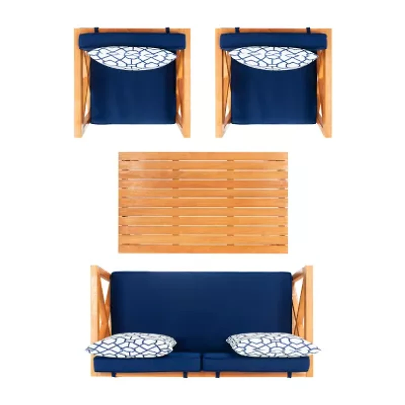 Safavieh Nunzio 11-pc. Conversation Set Cushioned