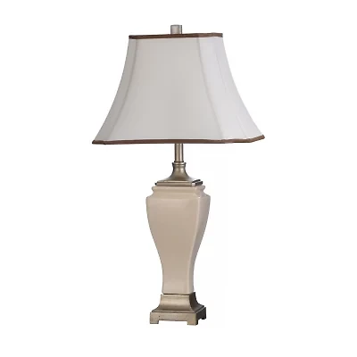Stylecraft Cream Crackle Ceramic Table Lamp