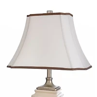 Stylecraft Cream Crackle Ceramic Table Lamp