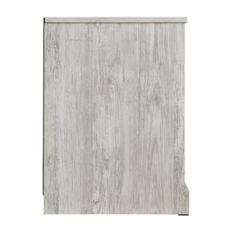 Signature Design by Ashley® Paxberry White Aged Pine 1-Drawer Nightstand