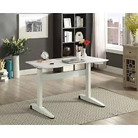 Ashlyn Office Collection Adjustable Height Computer Desk