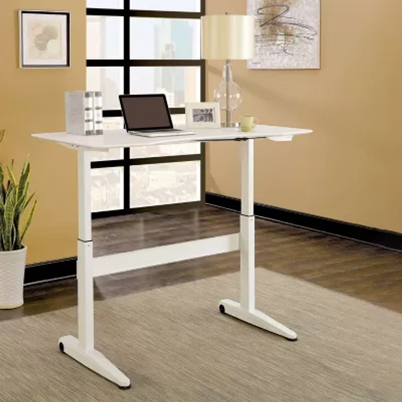 Ashlyn Office Collection Adjustable Height Computer Desk