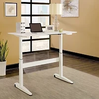 Ashlyn Office Collection Adjustable Height Computer Desk