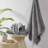 Clean Spaces Aure 100% Cotton Solid 6-pc Antimicrobial Towel Set