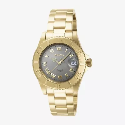 Invicta Womens Gold Tone Stainless Steel Bracelet Watch