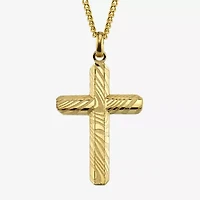 Mens Stainless Steel 24 Inch Pendant Necklace