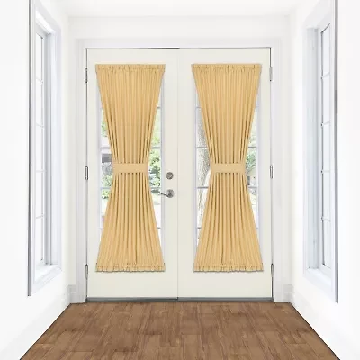 Achim Darcy Light-Filtering Rod Pocket Door Panel Curtain