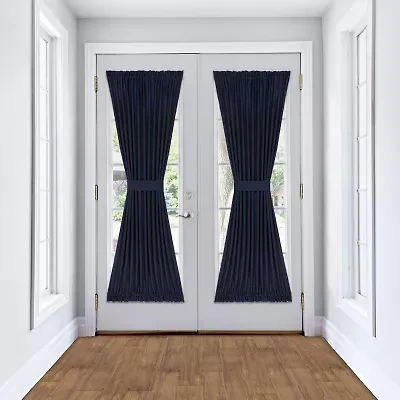 Achim Darcy Light-Filtering Rod Pocket Door Panel Curtain