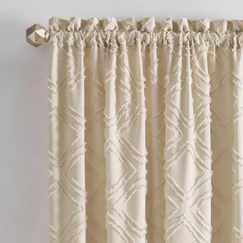 Achim Blake Rod Pocket Light-Filtering Single Curtain Panel