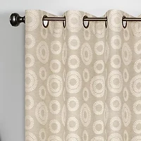 Achim Constellation Grommet Top Light-Filtering Single Curtain Panel