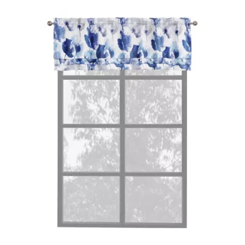 Achim Poppy Field Rod Pocket Valance
