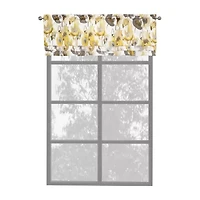 Achim Poppy Field Rod Pocket Valance