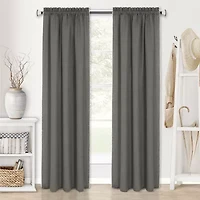 Achim Kendal Rod Pocket Light-Filtering Single Curtain Panel