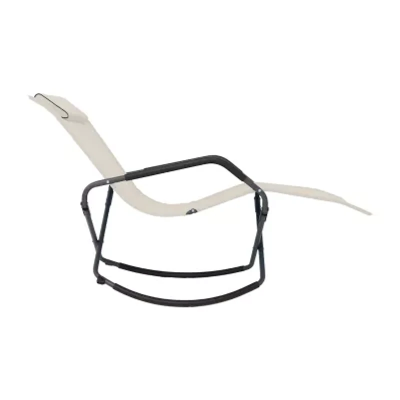Folding Rocking Chaise 2 Pack Lounge Chair