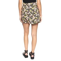 Forever 21 Womens Mid Rise Juniors Wrap Skirt