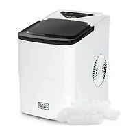 BLACK+DECKER Self-Cleaning Portable Ice Machine with 26-Lb. Capacity Every 24 Hours with Basket & Scoop