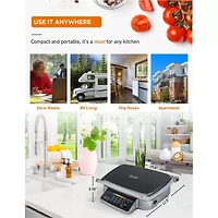 Commercial Chef 9-In-1 Contact Grill