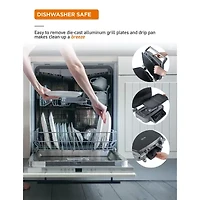 Commercial Chef 9-In-1 Contact Grill