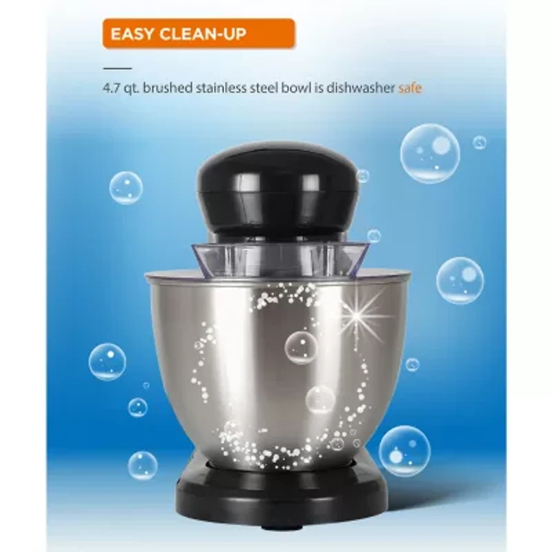 Commercial Chef Electric Stand Mixer 4.7 Quart 7 Speed Settings