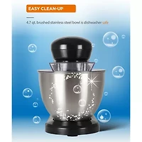Commercial Chef Electric Stand Mixer 4.7 Quart 7 Speed Settings