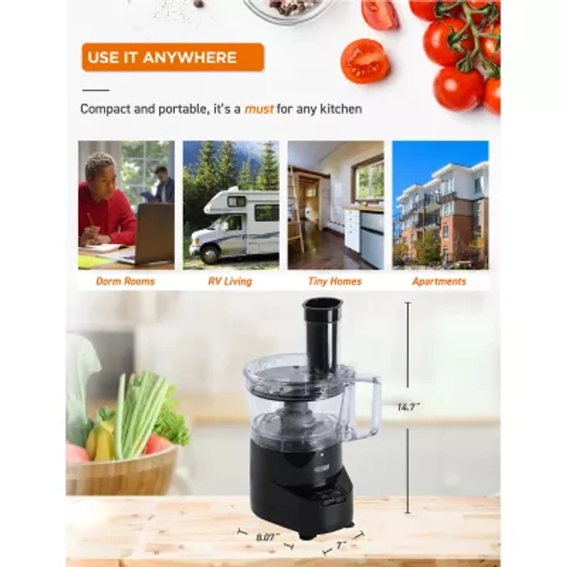 Commercial Chef 4-Cup Food Processor