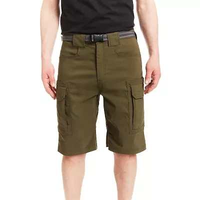 Smiths Workwear Belted Mens 11 1/2" Mid Rise Stretch Fabric Cargo Short
