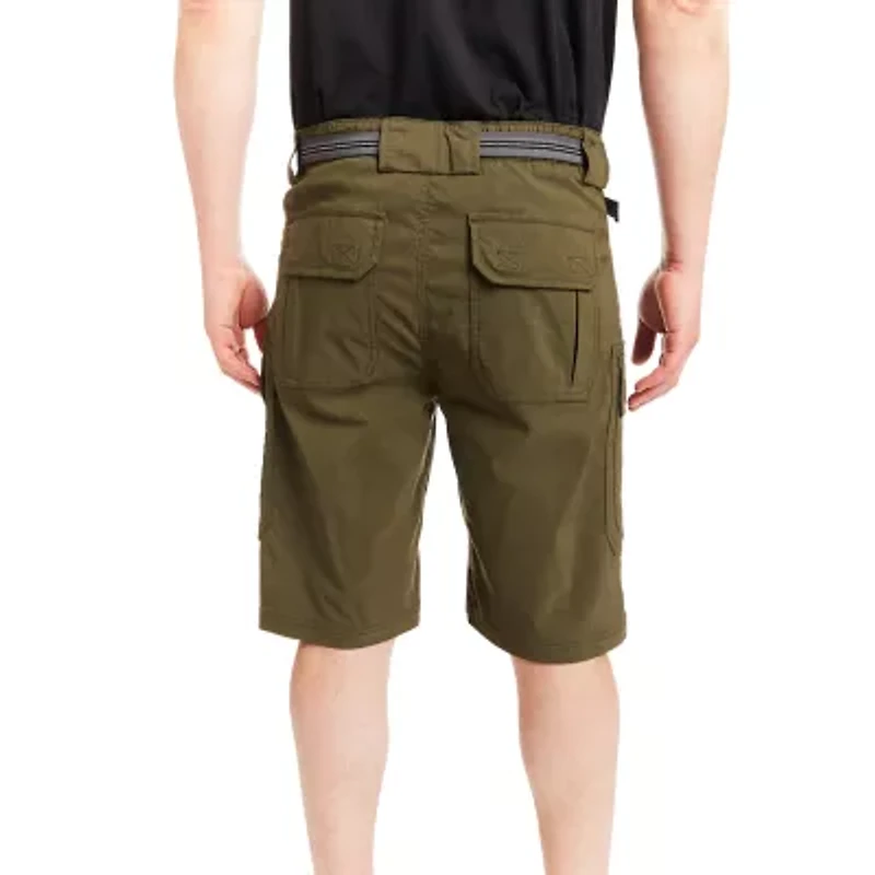 Smiths Workwear Belted Mens 11 1/2" Mid Rise Stretch Fabric Cargo Short