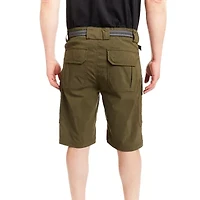 Smiths Workwear Belted Mens 11 1/2" Mid Rise Stretch Fabric Cargo Short