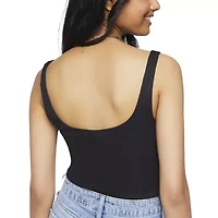 Forever 21 Womens Square Neck Sleeveless Juniors Tank Top