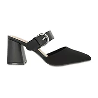 Mia Amore Janett Womens Closed Toe Block Heel Pumps