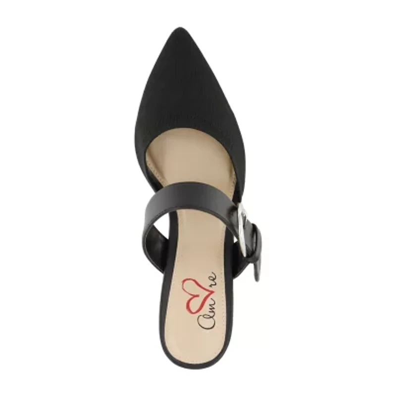 Mia Amore Janett Womens Closed Toe Block Heel Pumps