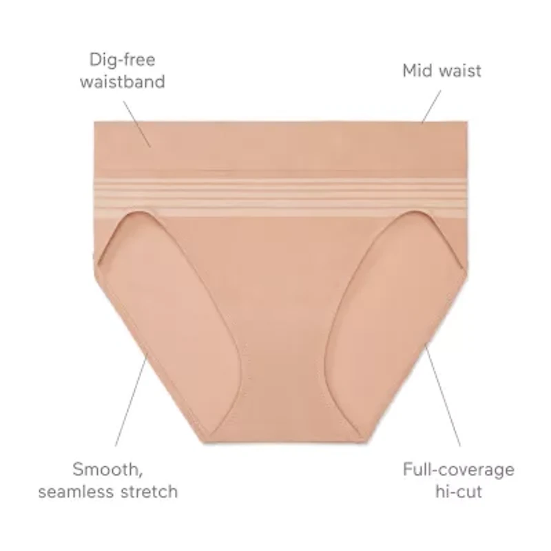 Warners® No Pinching, Problems® Dig-Free Comfort Waist Smooth and Seamless Hi-Cut RT5501P