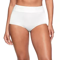 Warners® No Pinching Problems® Dig-Free Comfort Waist with Lace Microfiber Brief RS7401P