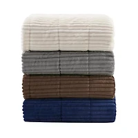 Madison Park Williams Oversized Plush Down Alternative Filled Throw