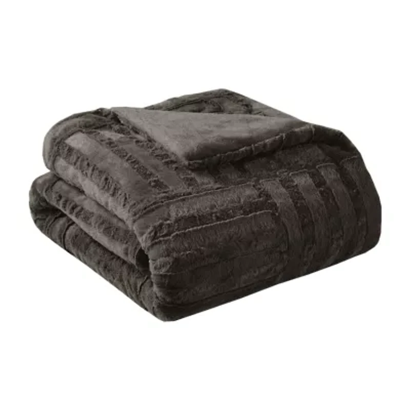 Madison Park Polar Ultra Plush Down Alternative Throw