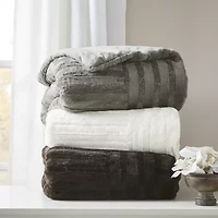 Madison Park Polar Ultra Plush Down Alternative Throw