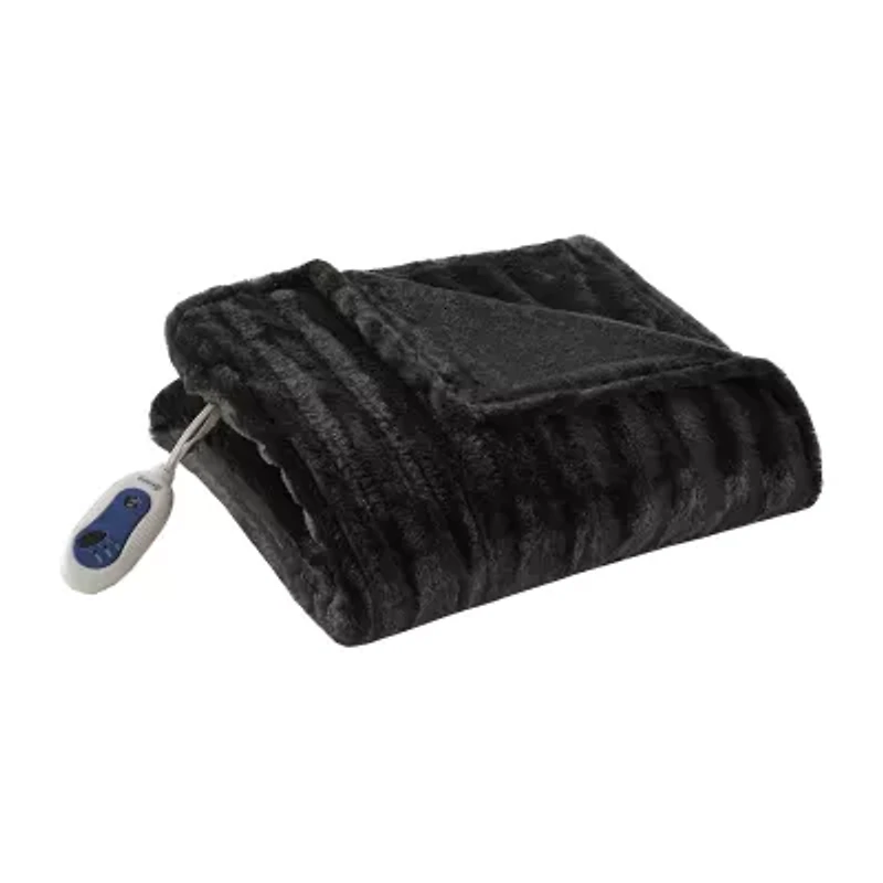 Beautyrest Heated Washable Electric Lightweight Throw