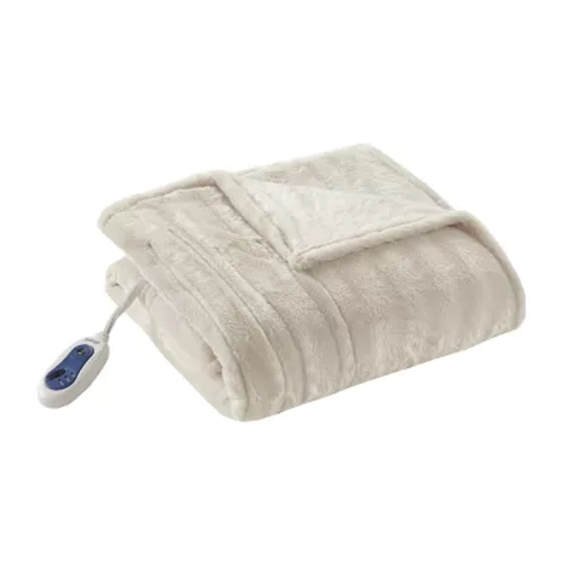 Beautyrest Heated Washable Electric Lightweight Throw
