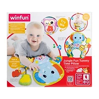 Winfun Jungle Fun Tummy Time Pillow Baby Activity Center