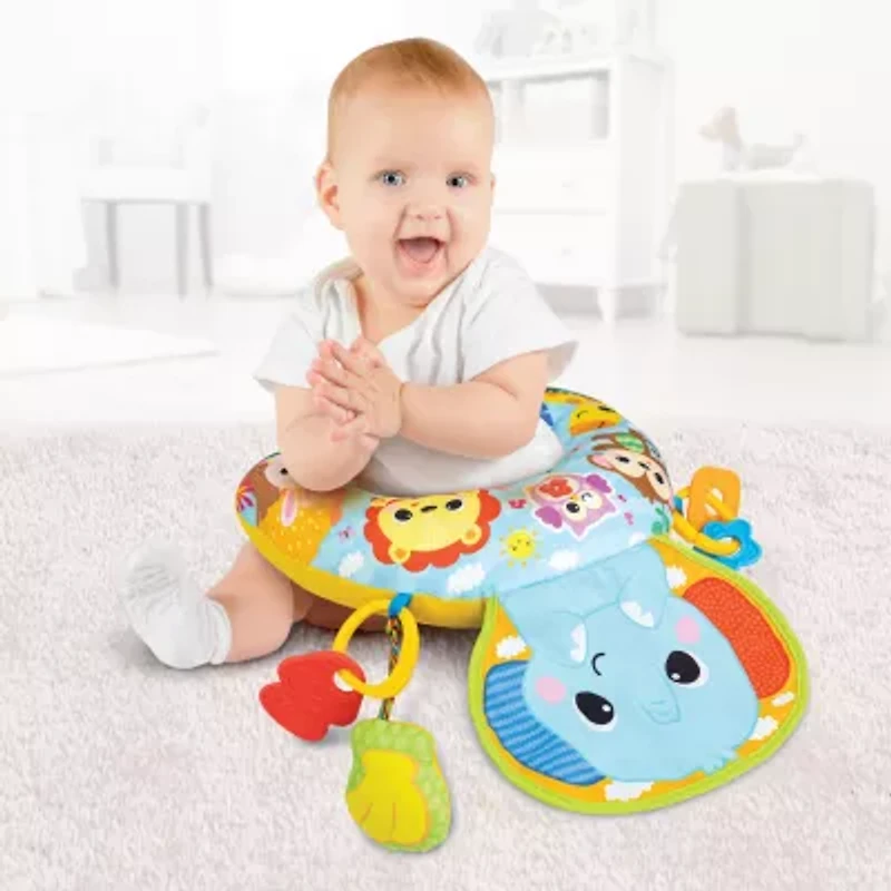 Winfun Jungle Fun Tummy Time Pillow Baby Activity Center