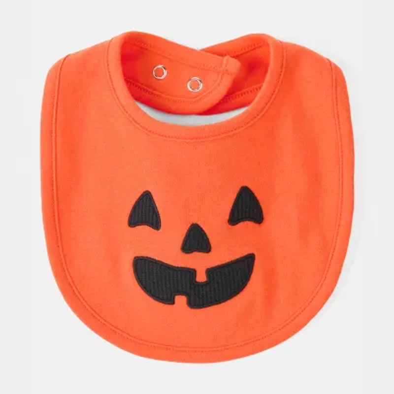 Carter's Halloween Pumpkin Unisex Bib