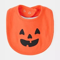 Carter's Halloween Pumpkin Unisex Bib