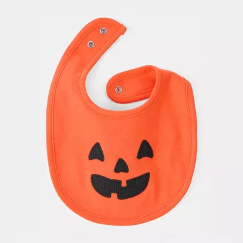 Carter's Halloween Pumpkin Unisex Bib