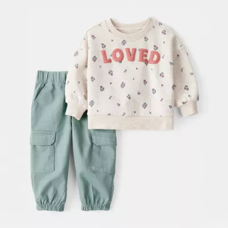 Carter's Baby Girls 2-pc. Pant Set