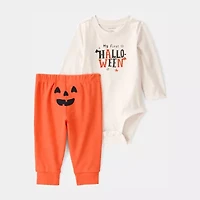 Carter's My First Halloween Baby Unisex 2-pc. Pant Set