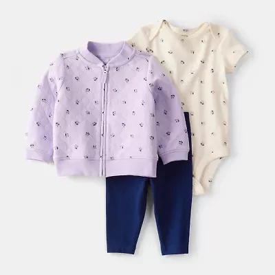 Carter's Baby Girls 3-pc. Pant Set