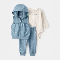 Carter's Baby Girls 3-pc. Pant Set