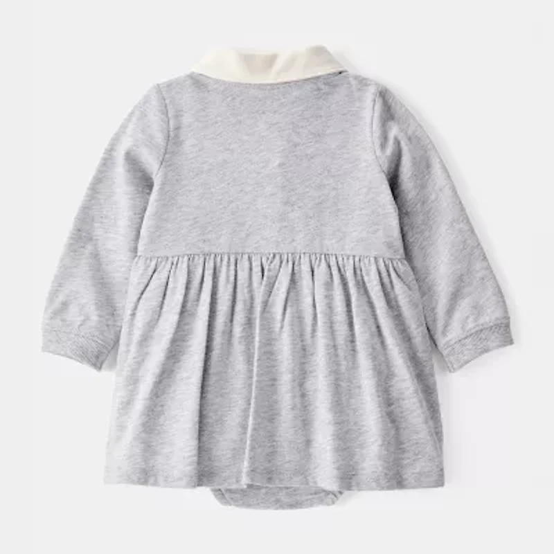 Carter's Baby Girls Long Sleeve Fitted A-Line Dress