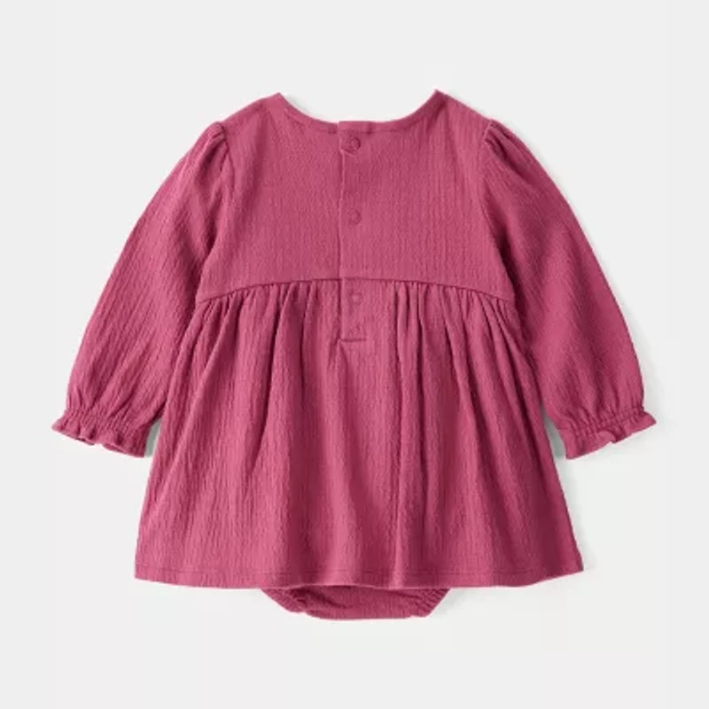 Carter's Baby Girls Long Sleeve Cuffed A-Line Dress