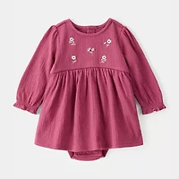 Carter's Baby Girls Long Sleeve Cuffed A-Line Dress